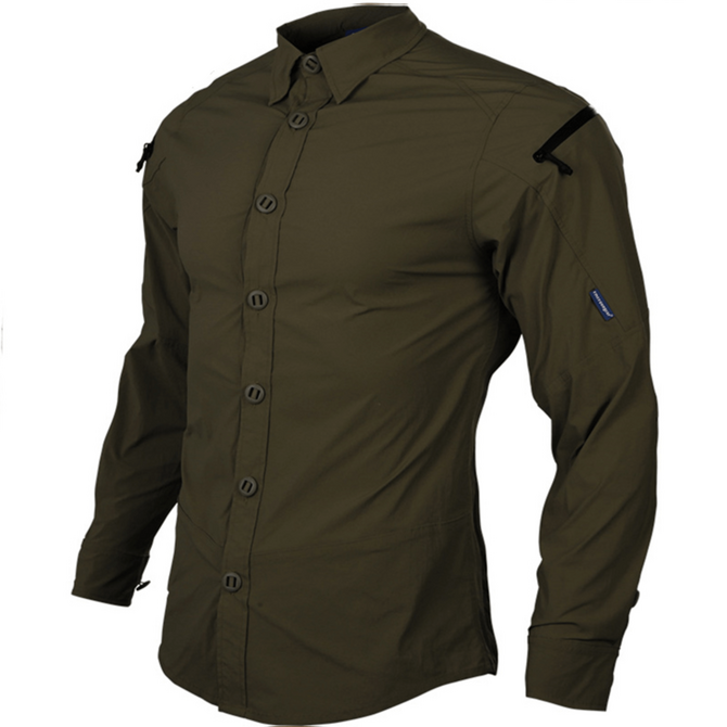 картинка Рубашка EMERSONGEAR BLUELABEL ZIP TRIPLE TECH TAC L/S от магазина av-tactical
