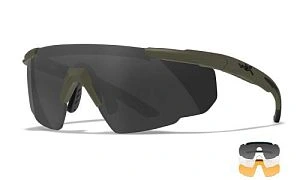 Очки Wiley-X SABER ADVANCED —Grey/Clear/Light Rust Frame: Matte OD Green