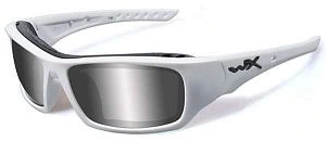 Очки WX Arrow Pol Grey Silver Flash/Matte White Frame