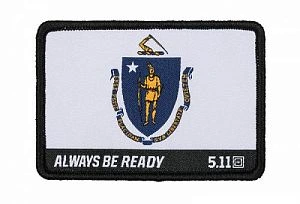 ПАТЧ 5.11 MASSACHUSETTS FLAG